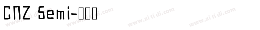 CNZ Semi字体转换